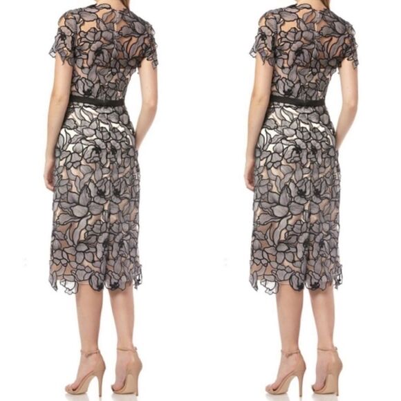 BHLDN + JS COLLECTION Soutache Lace midi dress - Picture 1 of 7